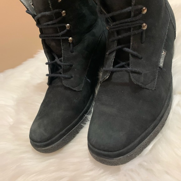Mephisto Women’s Black Suede Ankle Boots Size 7 - Picture 3 of 11